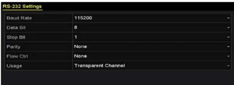 Hikvision DS-7308HUHI-K4 - - RS-232 Connecon - 1