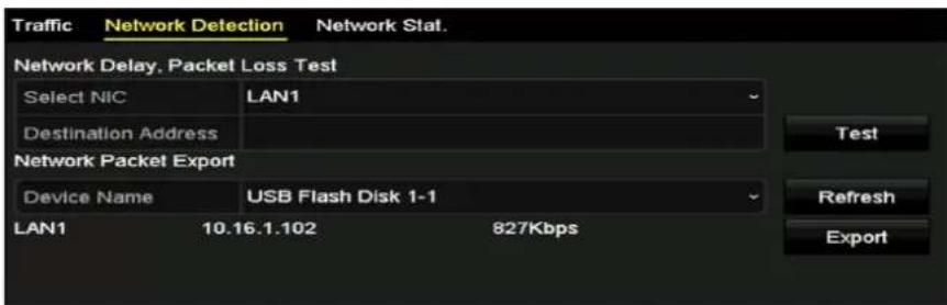 Hikvision DS-7308HUHI-K4 - Testing Network Delay and Packet Loss - 1