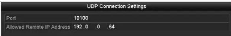 Hikvision DS-7308HUHI-K4 - - UDP Connecon - 1