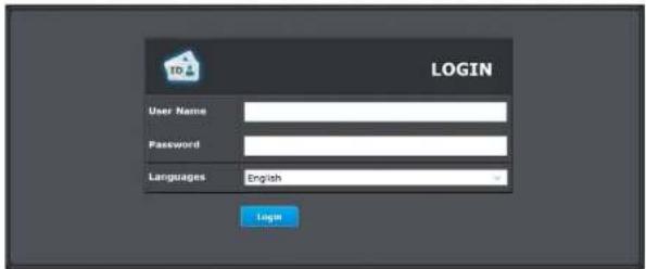 LOGIN User Name Password Languages English Login