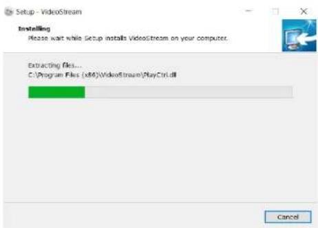Setup - VideoStream Installing Please wait while Setup installs VideoStream on your computer. Extracting files... C:\Program Files (x80)\VideoStream\PlayCtrl.dll Cancel
