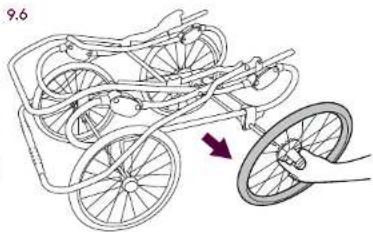 Silver Cross Kensington - Folding the chassis - 1