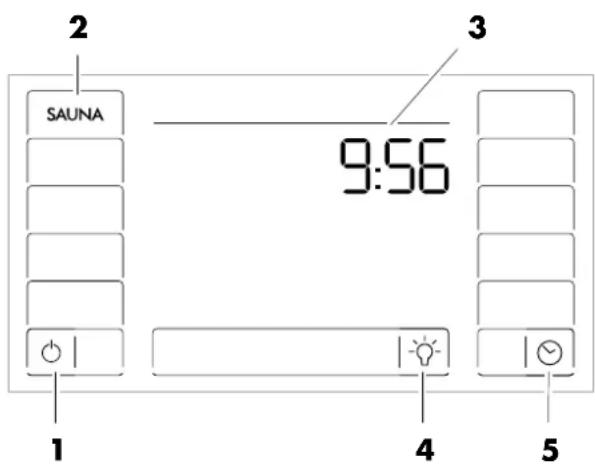 Klafs SaunaPUR 18029 - Displayanzeige im Standby - 1