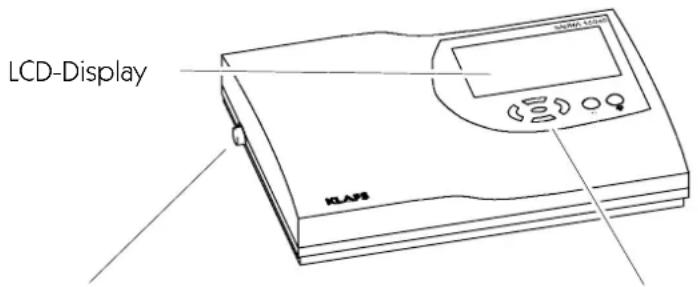 Klafs 16040 - Kurzbeschreibung der Sauna-Steuerung 16040 - 1