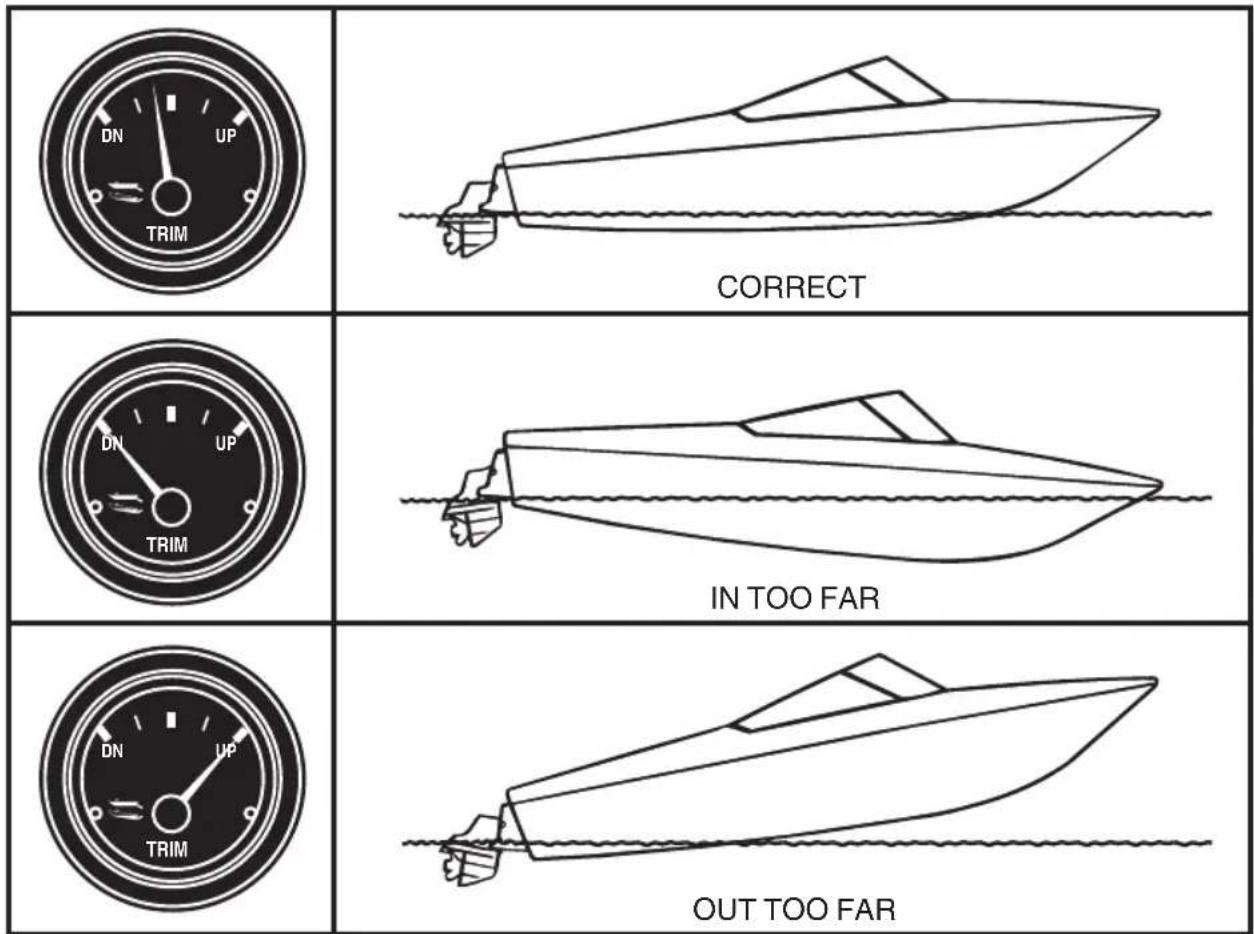 Monterey 254 FS Cuddy - DRIVE TRIM ANGLE - 1
