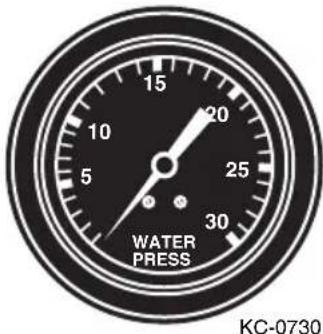 Monterey 254 FS Cuddy - Water Pressure Gauge - 1