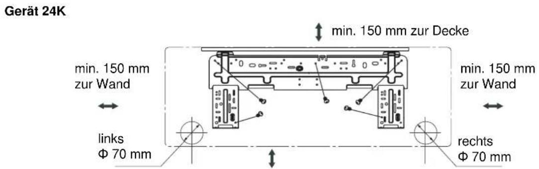 Sinclair ASH-24AIE - Montageplatte installieren - 3