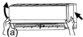 Sinclair ASH-18AIM PT - Luftfilter wieder installieren. - 1