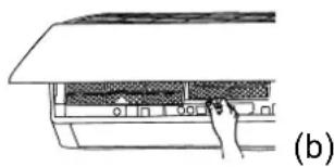 Sinclair ASH-18AIM PT - Luftfilter wieder installieren. - 2