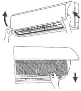 Sinclair ASH-09AIE - Installation und Wartung des Hygienefilters Installation des Hygienefilters - 1