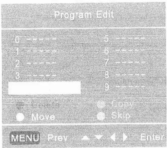Onn XQ-2623 - Program Edit - 2