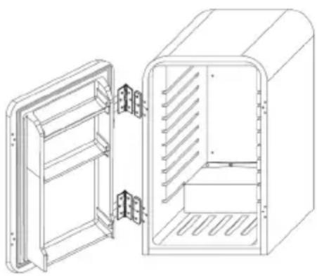 Husky Retro 130 - REVERSING THE DOOR - 2