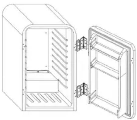 Husky Retro 130 - REVERSING THE DOOR - 1