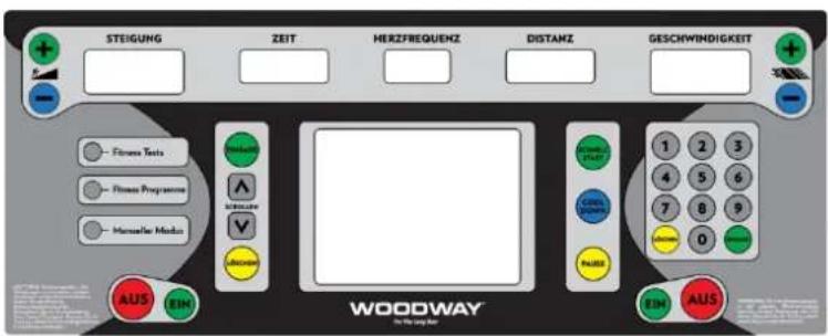 Woodway Desmo - Personal Trainer Display - 2
