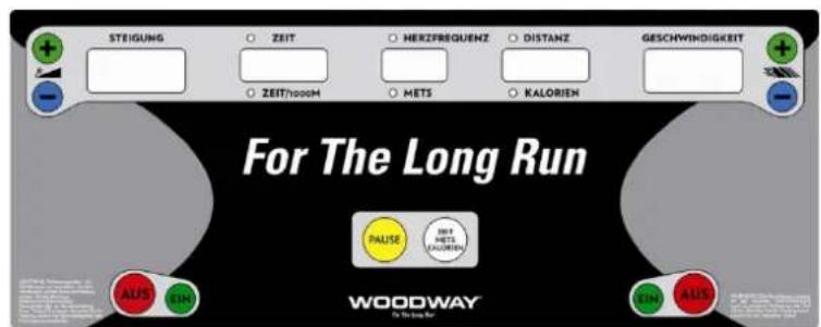 Woodway Mercury - Standarddisplay - 2