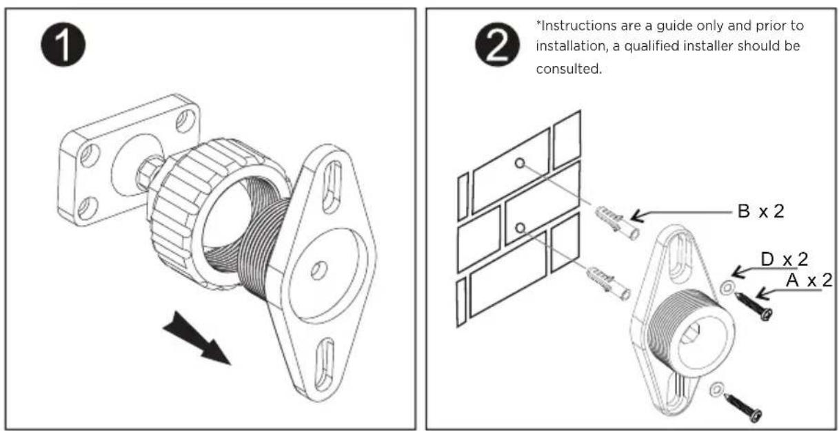 ConXeasy S603 - INSTRUCTIONS FOR MOUNTING BRACKET - 2