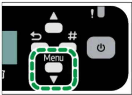 Sawgrass Virtuoso SG800EU - Press the [/Menu] key. - 1