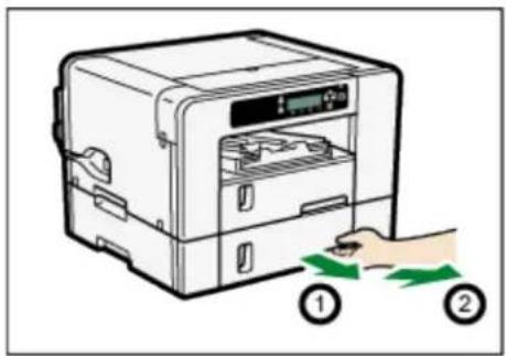 Sawgrass Virtuoso SG800EU - Extending the Paper Tray to Load Paper - 1