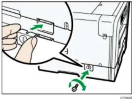 Sawgrass Virtuoso SG800EU - Attaching the option tray - 2