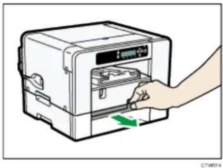 Sawgrass Virtuoso SG800EU - Extending the Paper Tray to Load Paper - 8