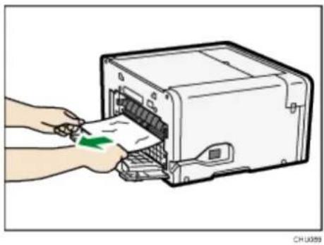 Sawgrass Virtuoso SG800EU - Opening the Rear Cover to Remove Jammed Paper - 2