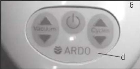 Ardo CALYPSO - Bedienung - 3