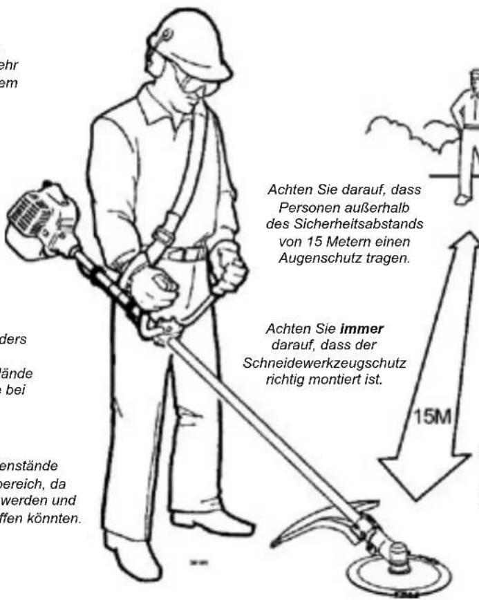Shindaiwa T230S - Behalten Sie die Arbeitsumgebung im Auge - 1