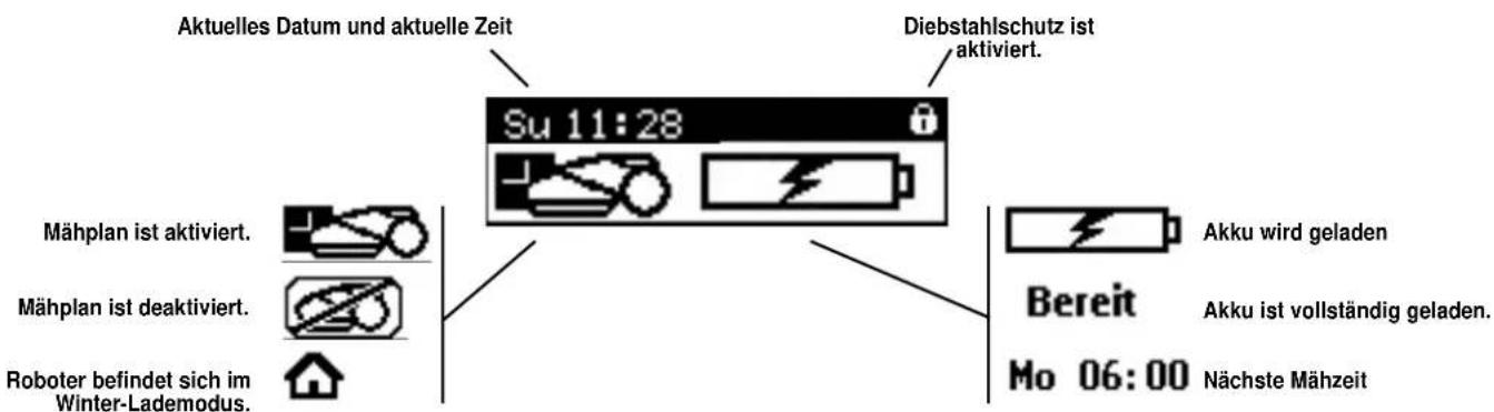 ROBOMOW RS612 - Das LCD-Display - 1