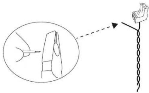ROBOMOW RC304 - An der Position des Begrenzungsschalters: - 1