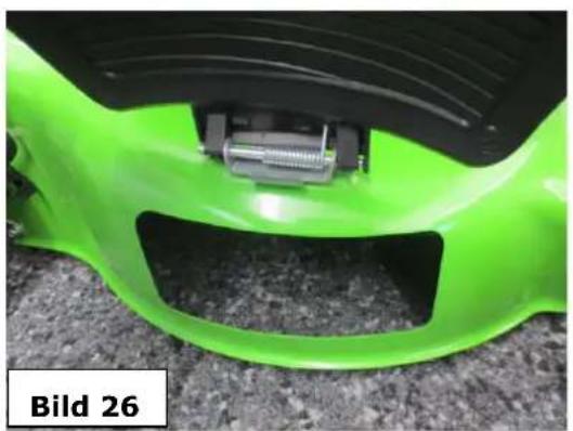 Zipper ZI-BRM35 - Hinweis: Nur durchführen mit angehaltenem Motor und vollständigem Stillstand des Schneidemessers! - 1