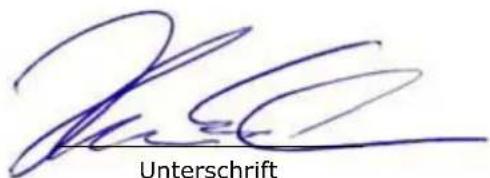 Unterschrift
