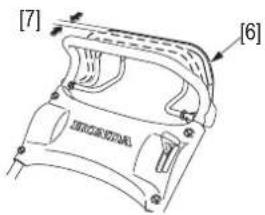 Honda HRX426C - EINSTELLUNG DES SPIELS VOM BEDIENHEBEL DES MESSERSTOPS - 1