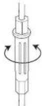 MCCULLOCH M51-140RR - Justieren des Kupplungsdrahts - 1