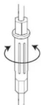 MCCULLOCH M46-125RX - Justieren des Kupplungsdrahts - 1