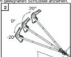 Hecht 553 AL - EINSTELLUNG FÜR EINEM GEEIGNETEN WINKEL - 1