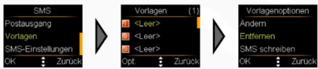 Simvalley XL-959 - - Vorlagen löschen - 1