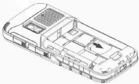Simvalley XL-959 - • SIM-Karte und Akku einlegen - 2