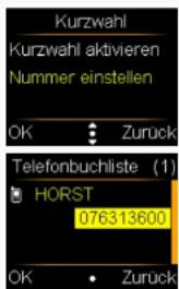 Simvalley XL-959 - - Kontakte einer Kurzwahlnummer zuweisen - 3