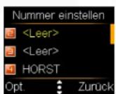 Simvalley XL-959 - - Kontakte einer Kurzwahlnummer zuweisen - 5