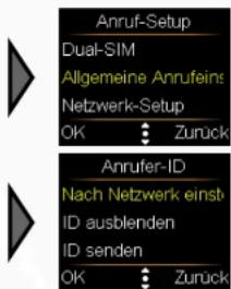 Simvalley XL-959 - - Einstellen der Rufnummernübermittlung - 2