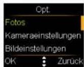Simvalley XL-959 - - Das Optionsmenü - 1