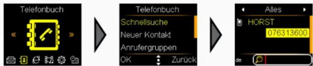 Simvalley XL-959 - - Einen Kontakt finden - 1