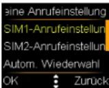 Simvalley XL-959 - - Anrufe umleiten - 5