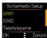 Simvalley XL-959 - - Einen SIM-Code festlegen (PIN) - 1