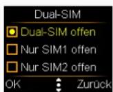 Simvalley XL-959 - - Dual-SIM-Einstellungen - 5