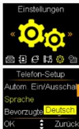 Simvalley XL-959 - - Einstellen der Sprache - 3