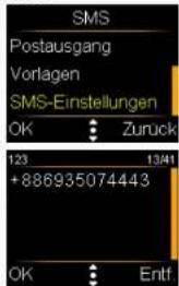 Simvalley XL-959 - - Das SMS-Service-Center - 2