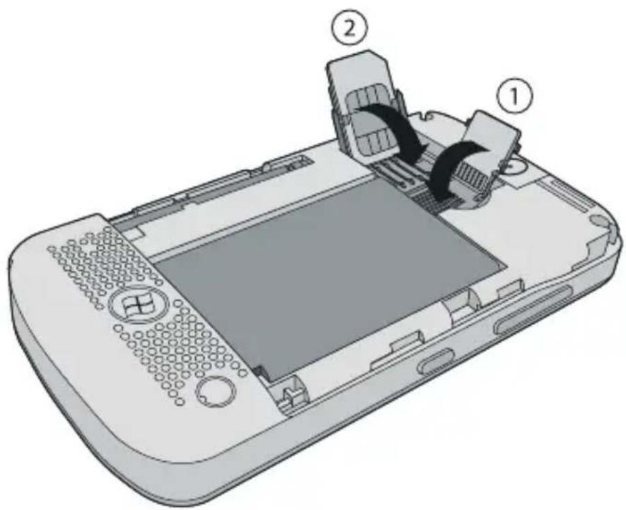 Simvalley XP-65 - Einlegen einer microSD-Karte und der Sim-Karte - 4