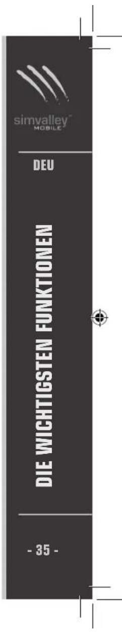 Simvalley SX-330 - HÄUFIG VERWENDETE FUNKTIONEN - 1