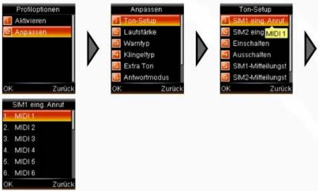 Simvalley SX-325 - - Benutzerprofile anpassen - 2